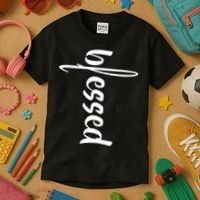 Blessed Cross Kids T-Shirt thumb 3