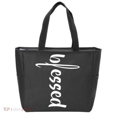 Blessed Cross Tote Bag