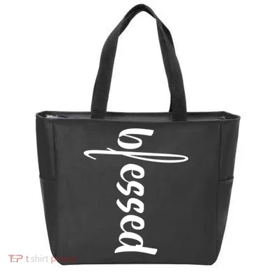 Blessed Cross Tote Bag