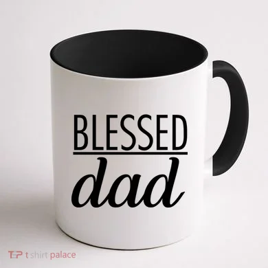 Blessed Dad Coffee Mug back