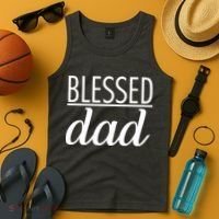Blessed Dad Tank Top thumb 4