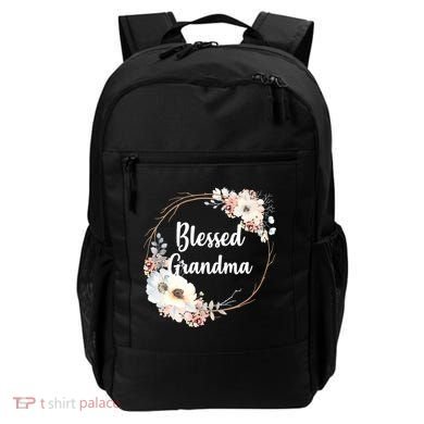 Blessed Grandma Floral Backpack