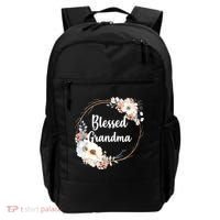Blessed Grandma Floral Backpack thumb 0
