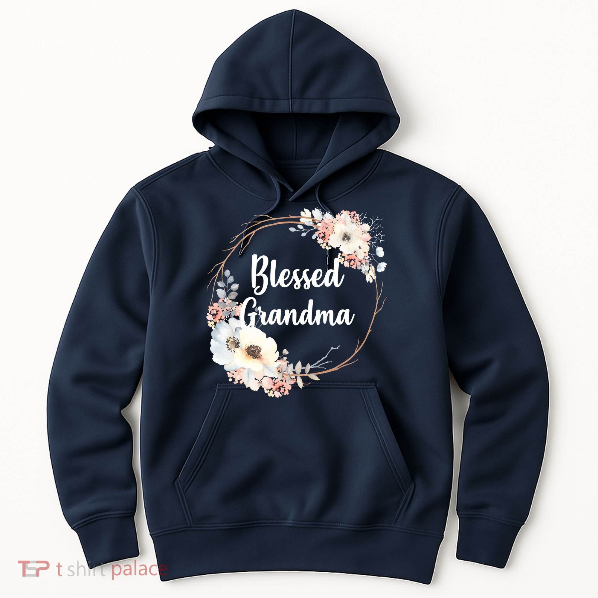 Blessed Grandma Floral Hoodie