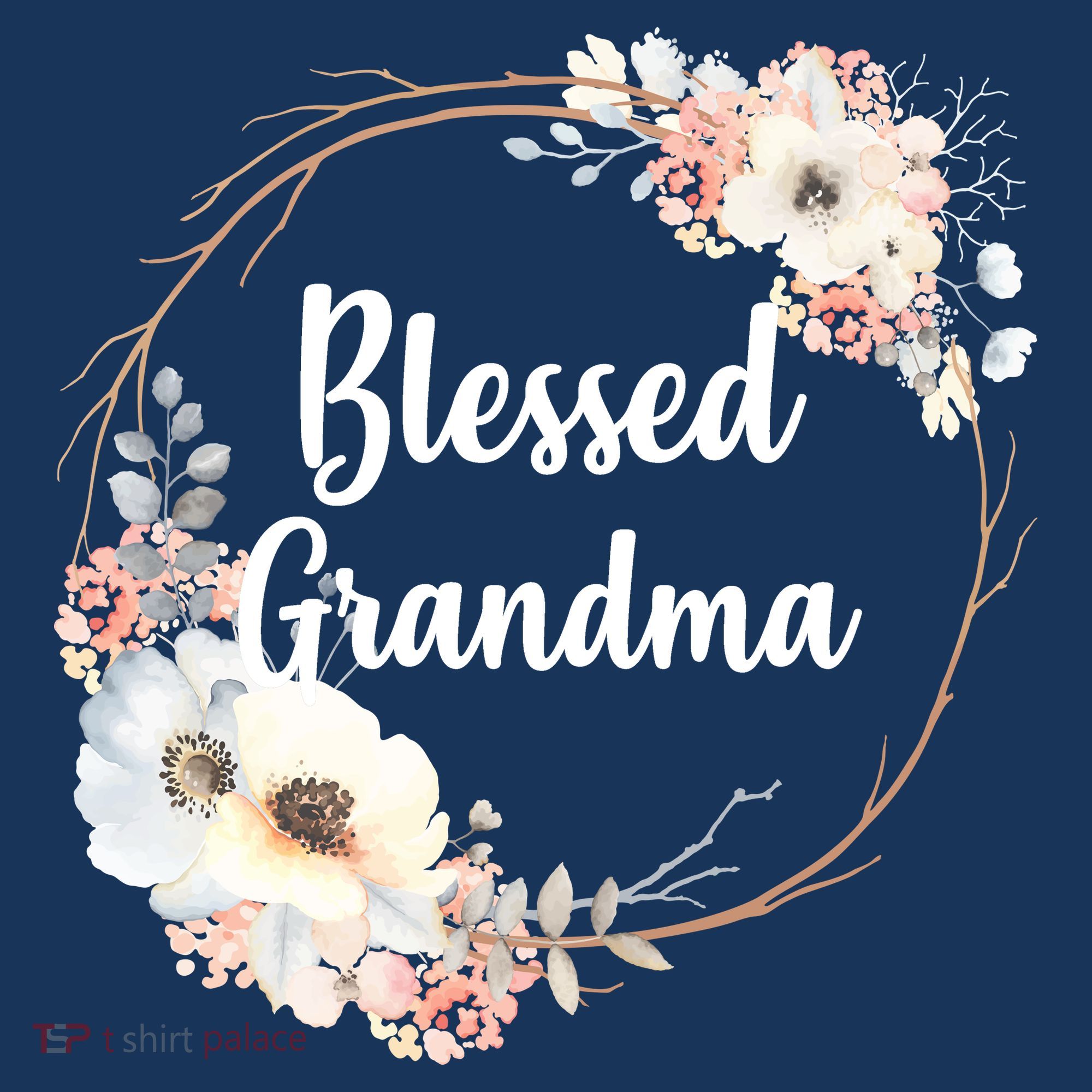 Blessed Grandma Floral Hoodie