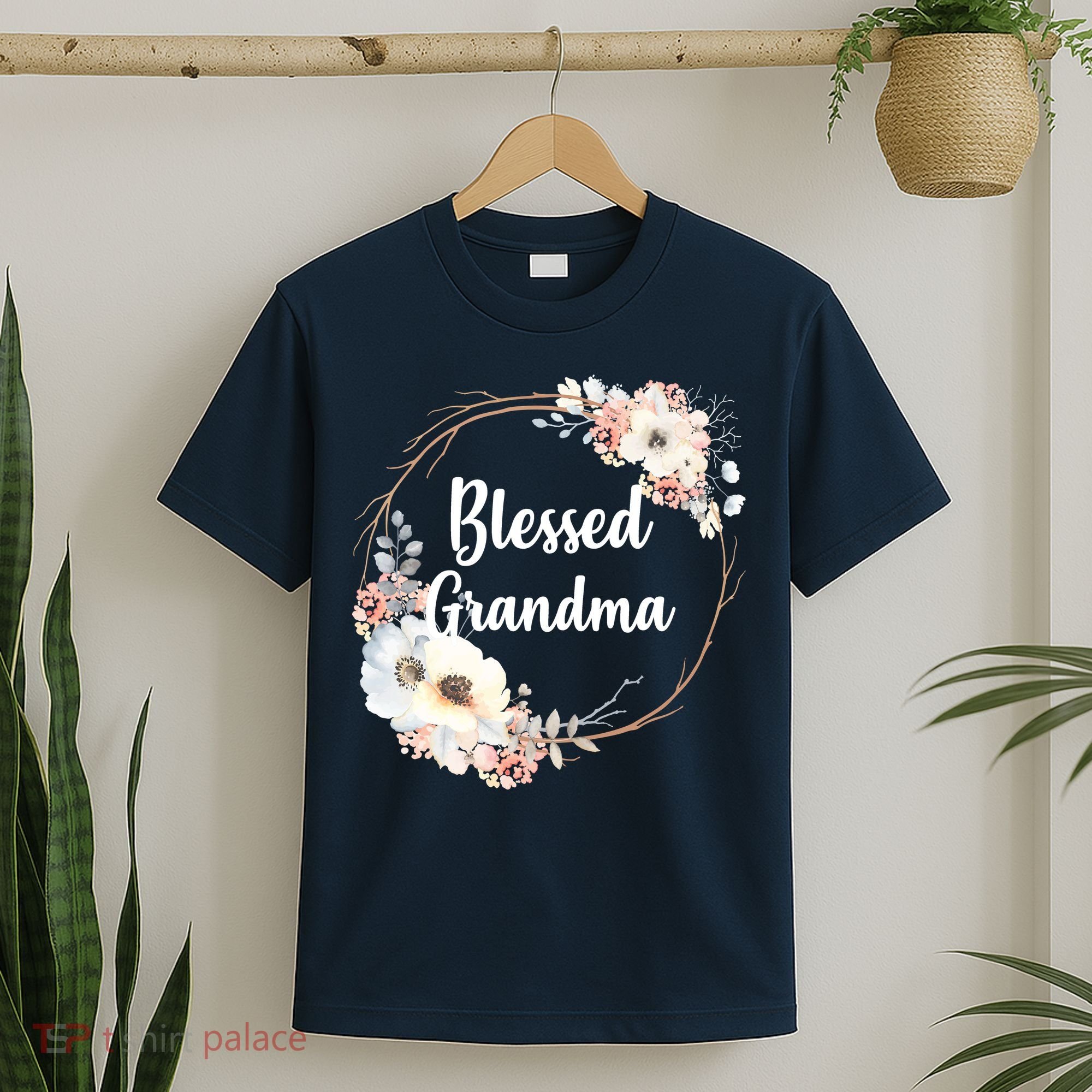 Blessed Grandma Floral T-Shirt