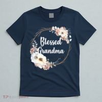 Blessed Grandma Floral T-Shirt thumb 5