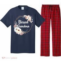 Blessed Grandma Floral Pajama Set thumb 0