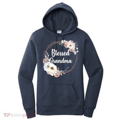 Blessed Grandma Floral Women's Hoodie
