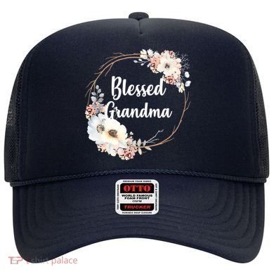 Blessed Grandma Floral Hat