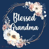 Blessed Grandma Floral Hat thumb 2
