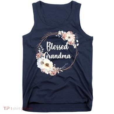 Blessed Grandma Floral Tank Top