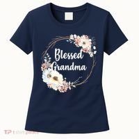 Blessed Grandma Floral Women's T-Shirt thumb 0