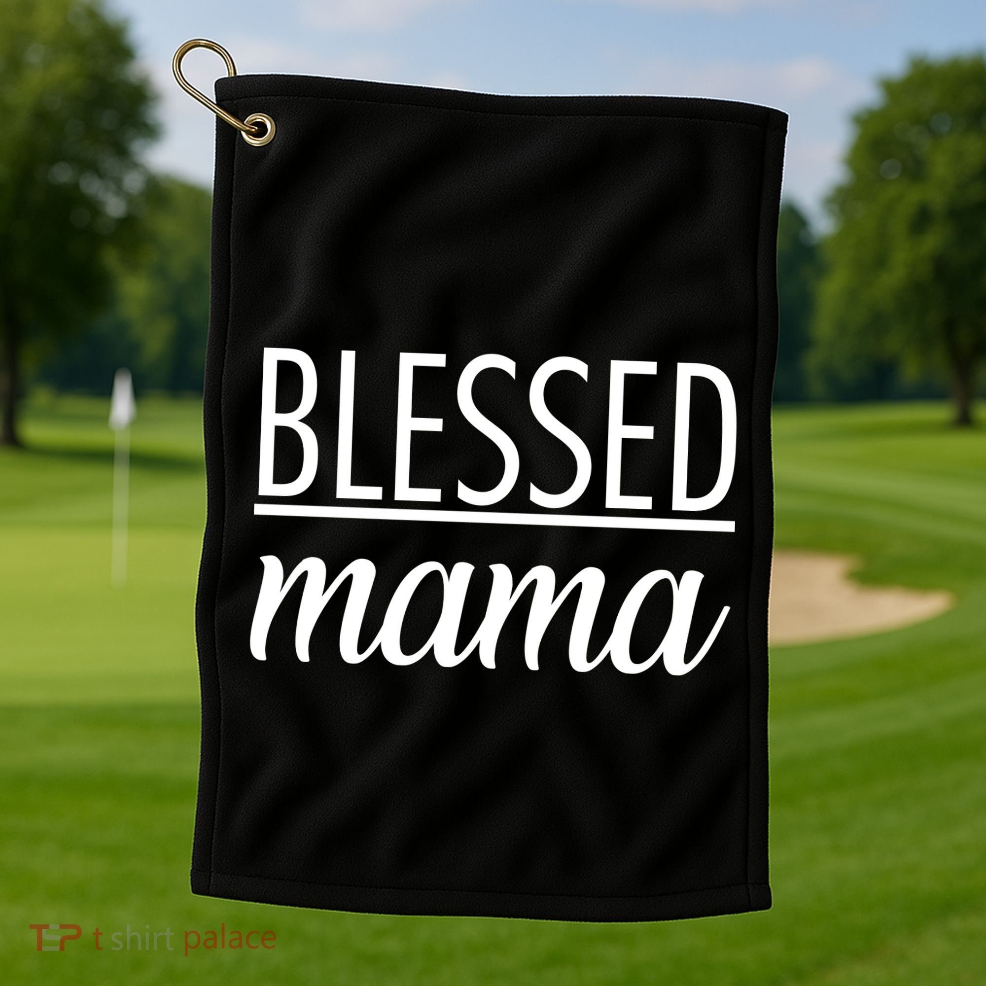 Blessed Mama Golf Towel