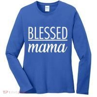 Blessed Mama Women's Long Sleeve Shirt thumb 0