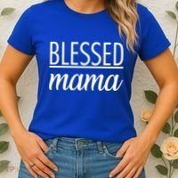 Blessed Mama Women's T-Shirt thumb 2