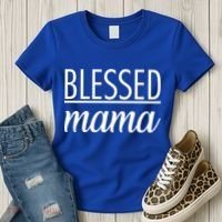 Blessed Mama Women's T-Shirt thumb 3