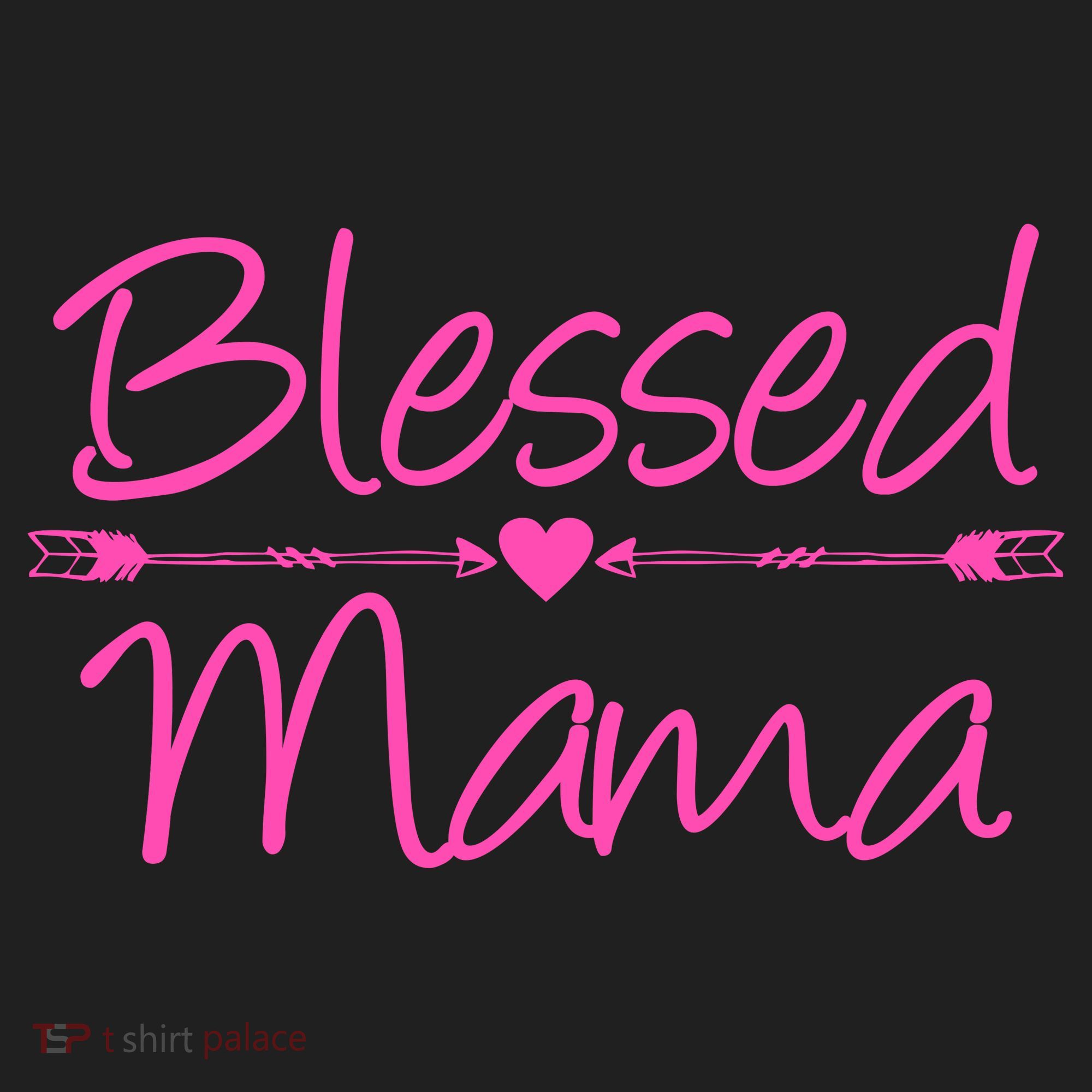Blessed Mama Heart Arrows Mom Women's Sweatshirt