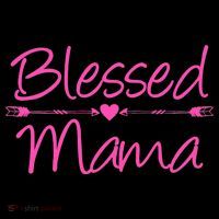 Blessed Mama Heart Arrows Mom Bucket Hat thumb 4