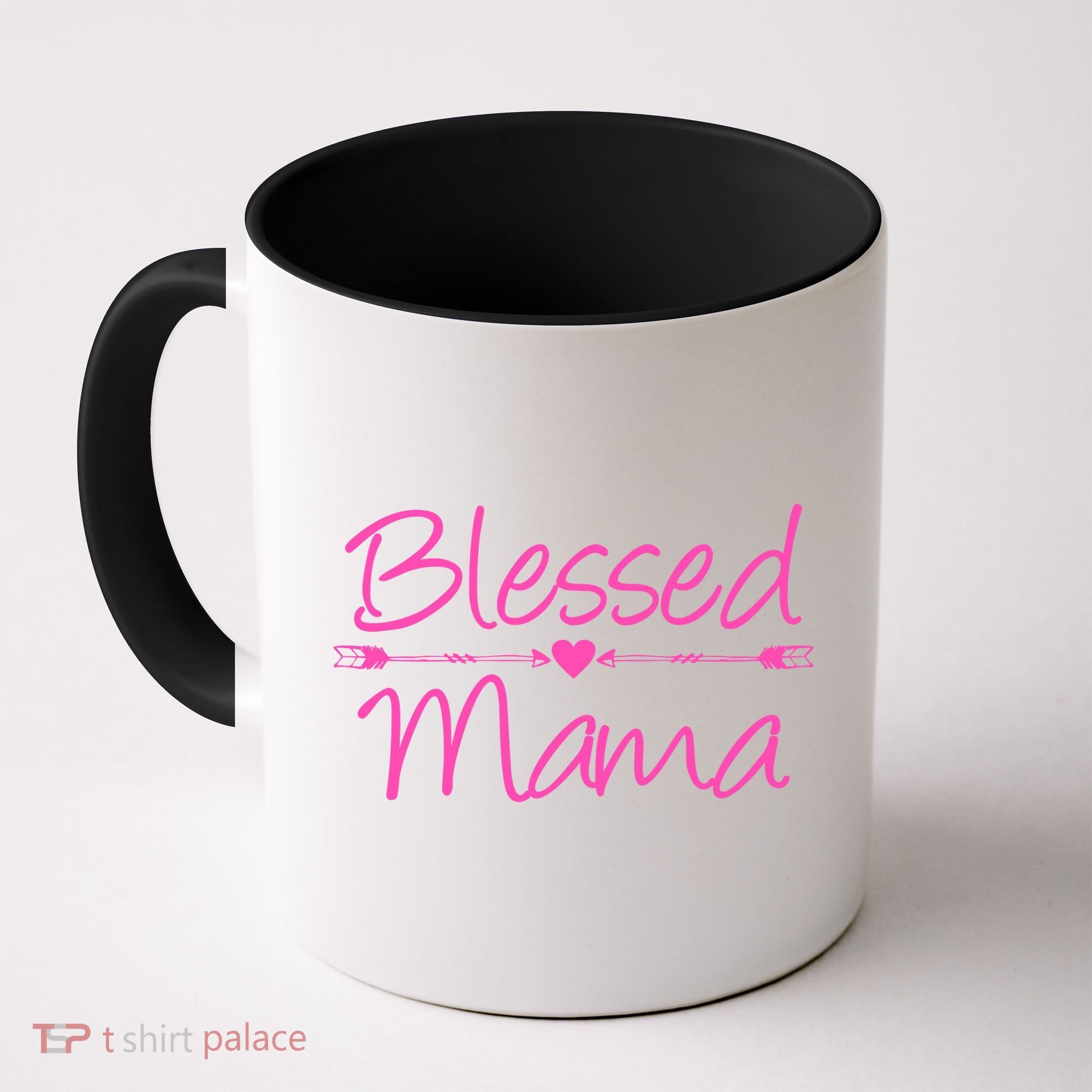 Blessed Mama Heart Arrows Mom Coffee Mug