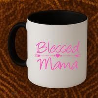 Blessed Mama Heart Arrows Mom Coffee Mug thumb 2