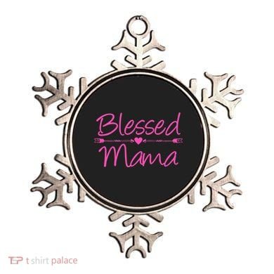 Blessed Mama Heart Arrows Mom Ornament