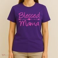 Blessed Mama Heart Arrows Mom T-Shirt thumb 4