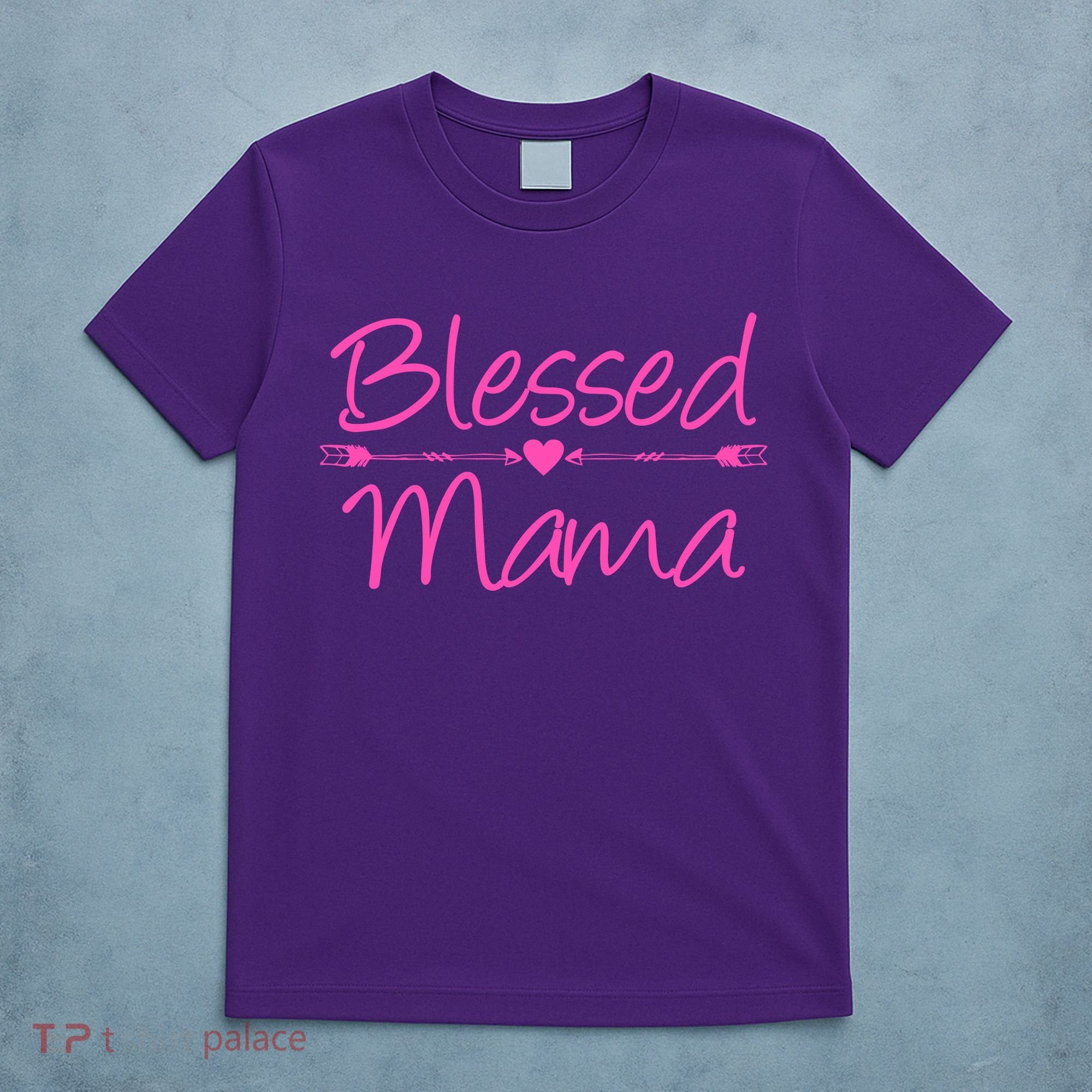 Blessed Mama Heart Arrows Mom T-Shirt