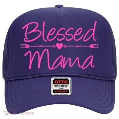 Blessed Mama Heart Arrows Mom Hat