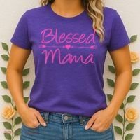 Blessed Mama Heart Arrows Mom Women's T-Shirt thumb 2