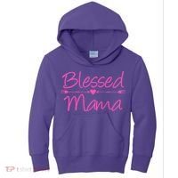 Blessed Mama Heart Arrows Mom Kids Hoodie thumb 0