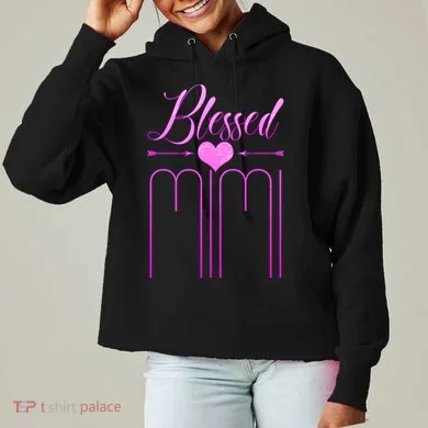 Blessed Mimi Ladies Heavyweight Boxy Pullover Hoodie