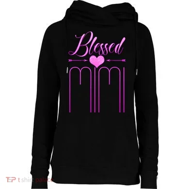 Blessed Mimi Womens Funnel Neck Pullover Hood