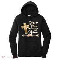 Blessed Mom And Nana Cross Floral  Women's Hoodie thumb 0