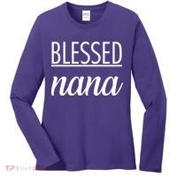 Blessed Nana Women's Long Sleeve Shirt thumb 0