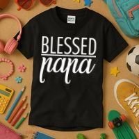 Blessed Papa Kids T-Shirt thumb 3