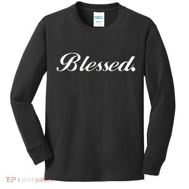 Blessed Signature Kids Long Sleeve Shirt