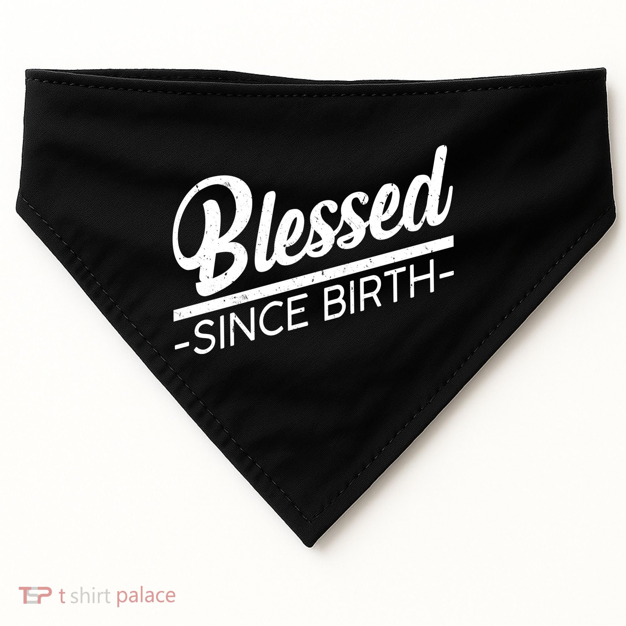 Blessed Since Birth USA-Made Doggie Bandana