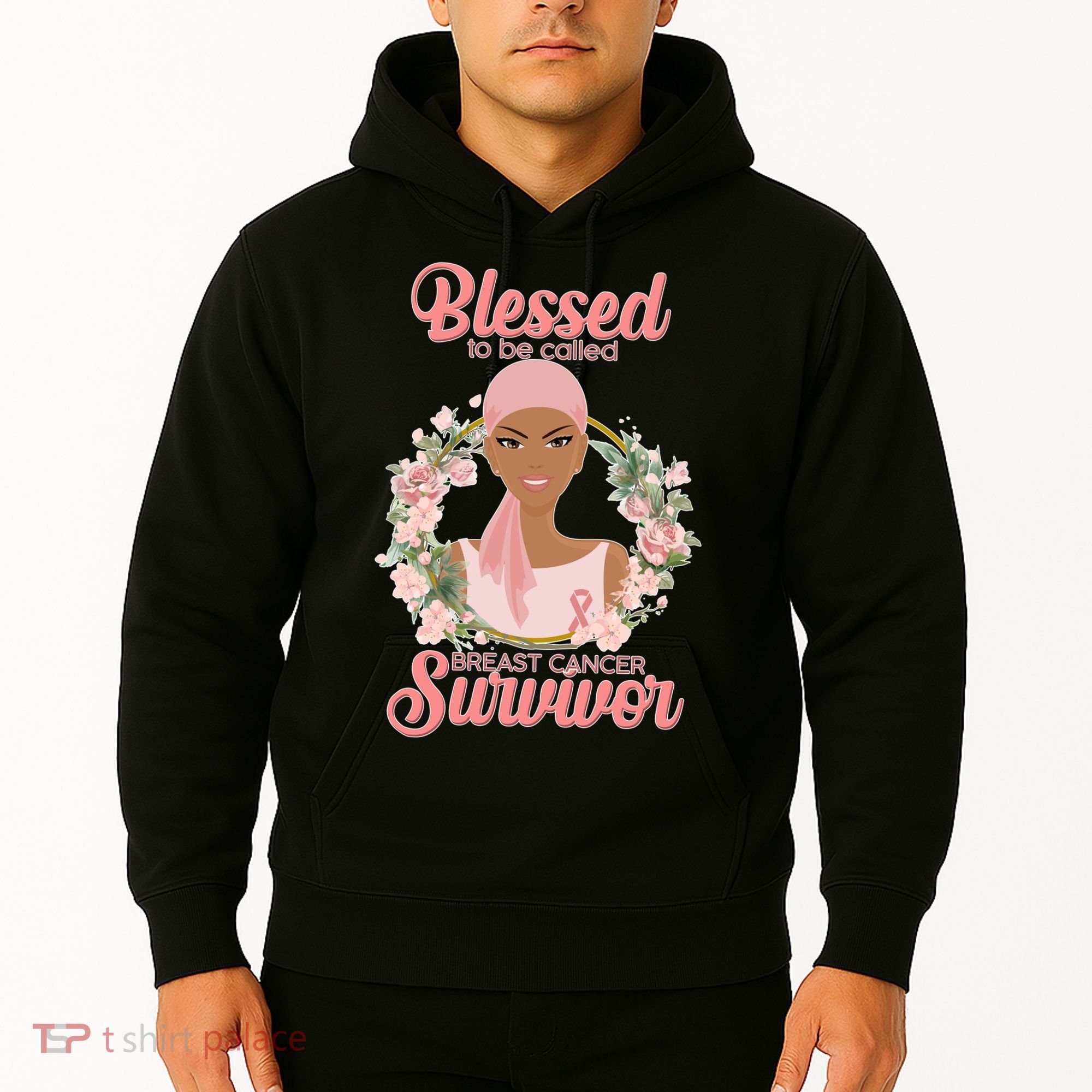 Blessed To Be Call Breast Cancer Survivor Pink Warrior Hoodie