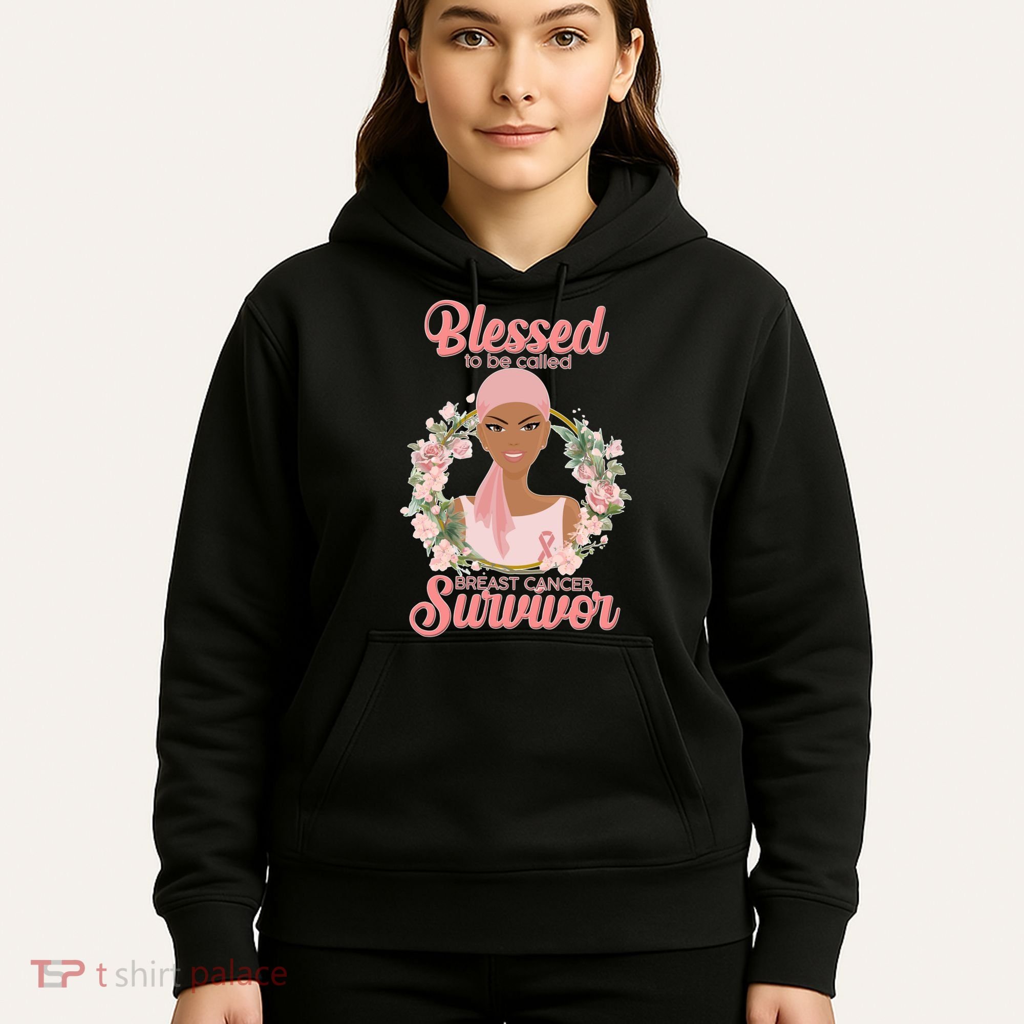 Blessed To Be Call Breast Cancer Survivor Pink Warrior Hoodie