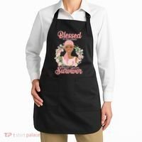 Blessed To Be Call Breast Cancer Survivor Pink Warrior Apron thumb 2