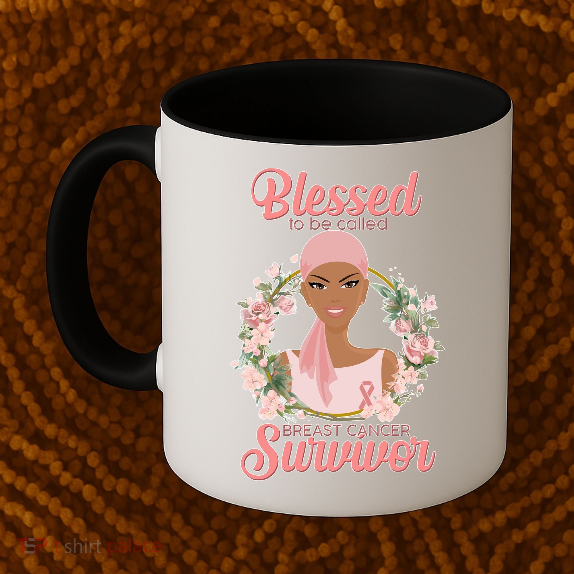 Blessed To Be Call Breast Cancer Survivor Pink Warrior Coffee Mug