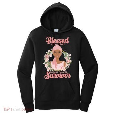 Blessed To Be Call Breast Cancer Survivor Pink Warrior Women's Hoodie