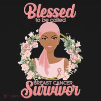 Blessed To Be Call Breast Cancer Survivor Pink Warrior Ornament thumb 1