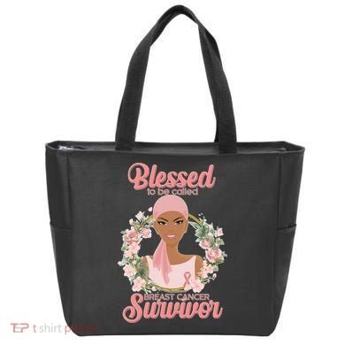Blessed To Be Call Breast Cancer Survivor Pink Warrior Tote Bag