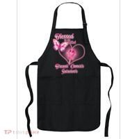 Blessed To Be Called Breast Cancer Survivor Pink Ribbon Cross Apron thumb 0