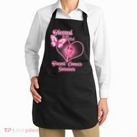 Blessed To Be Called Breast Cancer Survivor Pink Ribbon Cross Apron thumb 2