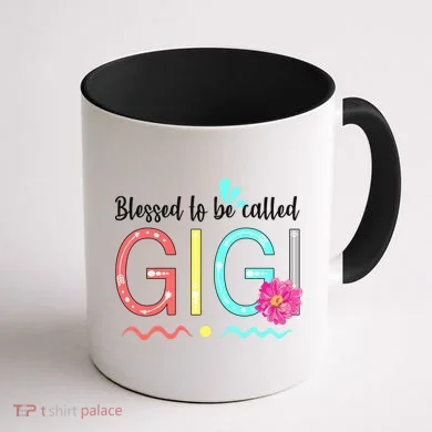 Blessed To Be Called Gigi Coffee Mug back