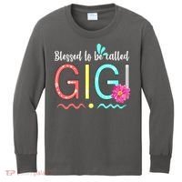 Blessed To Be Called Gigi Kids Long Sleeve Shirt thumb 0