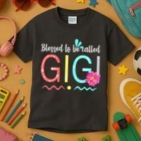 Blessed To Be Called Gigi Kids T-Shirt thumb 3